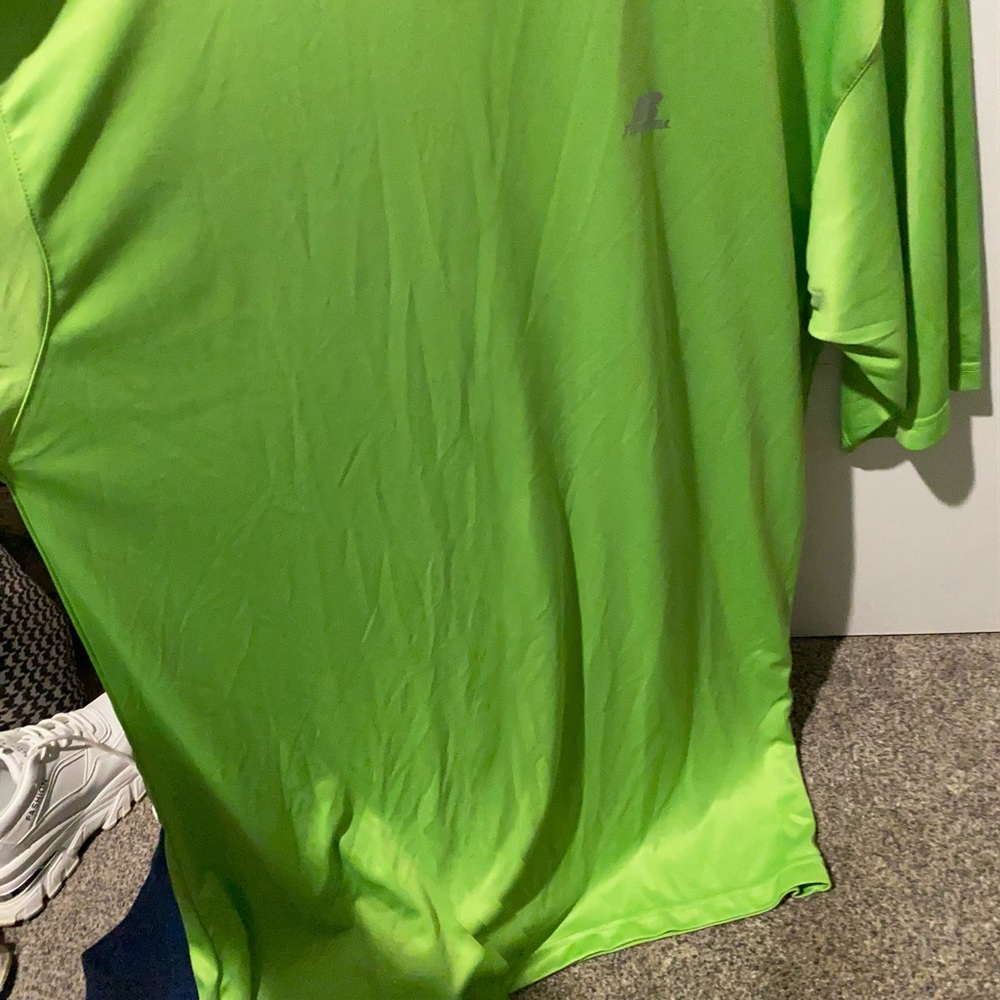 Russel LT Lime green t-shirt